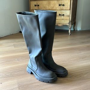 Zara Green Boots